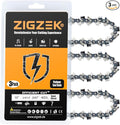 10" Chainsaw Chain Replacement for Milwaukee M18 FUEL Pole Saw, Ryobi P546, Ryobi Expand it Attachment, EGO Pole Saw Blade PSA1000 - R40 Worx WG322, LCS1020, CMCCS610D1 - R40 (3 Chains)