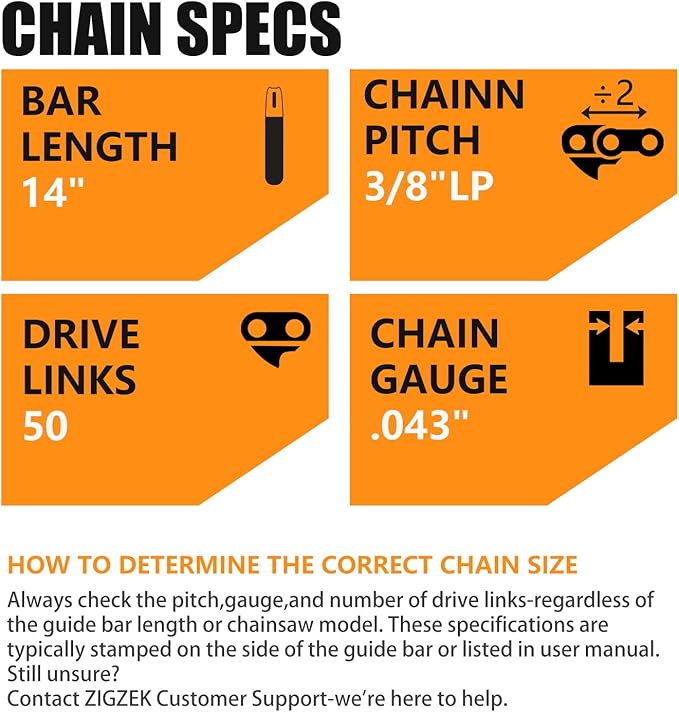 14" Chainsaw Chain- 61PMM3 50 Fits STIHL MS170, MS180C, MS193T, MS194T - 36100050050, R50 (3 Chains)