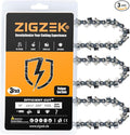 16" Stihl Chainsaw Chain For Stihl MS170 Chain, MS180C, MS180, MS171 - Replacement 16 Chainsaw Blade for 61pmm3 55, 3610 005 0055 61PMM3 55, R55 (3 Chains)